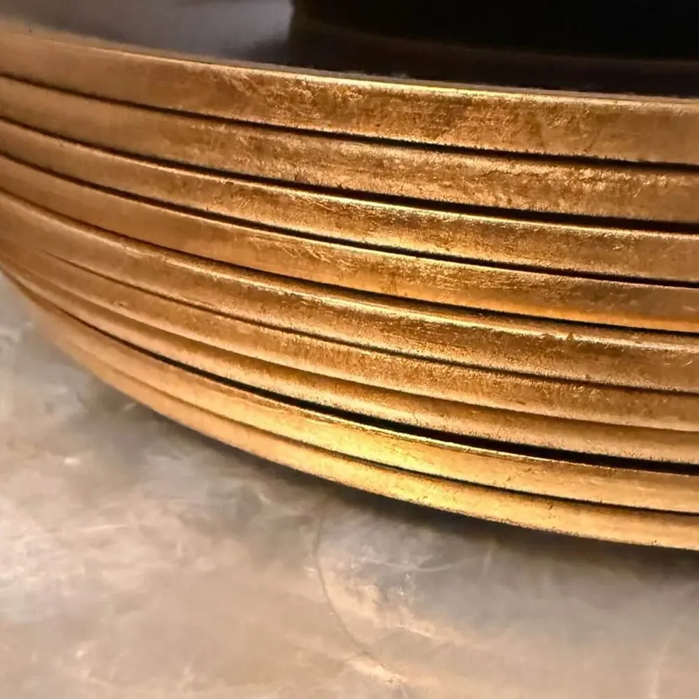1970s Yamanaka Japanese Gilt Laquerware 12” Charger Plates